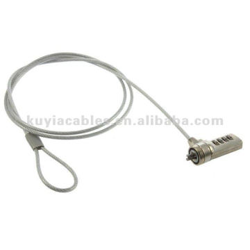 NEW Security Cable and lock For Laptop Notebook PC 4 digit password protection